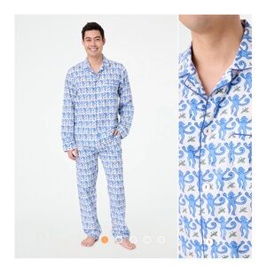 Roller Rabbit Monkey Pajama Set